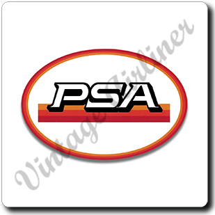 PSA Bag Sticker Square Sandstone Coaster