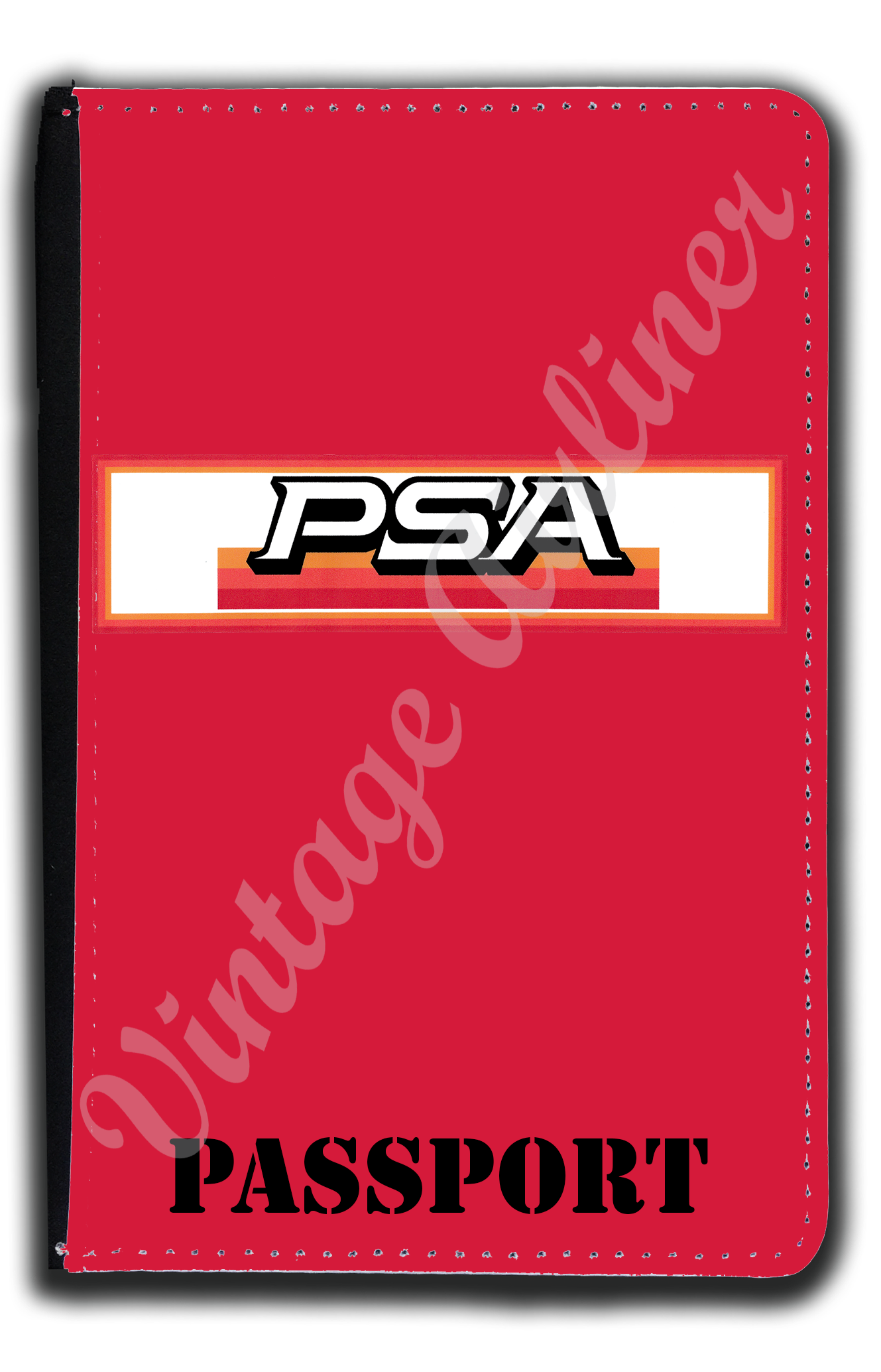 PSA Logo Red Passport Case