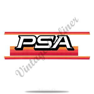 PSA Logo Bag Sticker Round Sandstone Coaster