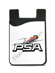 Pacific Southwest Airlines (PSA) DC-9 Bag Sticker Card Caddy