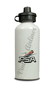 Pacific Southwest Airlines (PSA) DC-9 Bag Sticker Aluminum Water Bottle