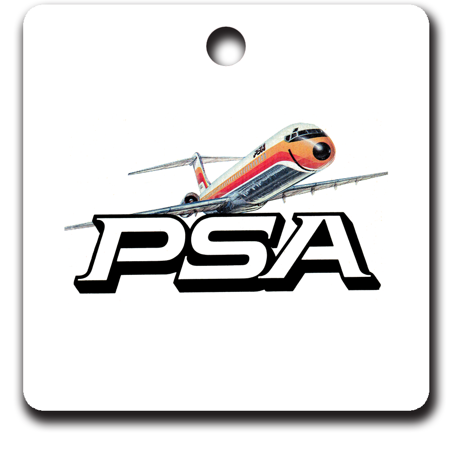 PSA DC-9 Sticker Logo Ornaments