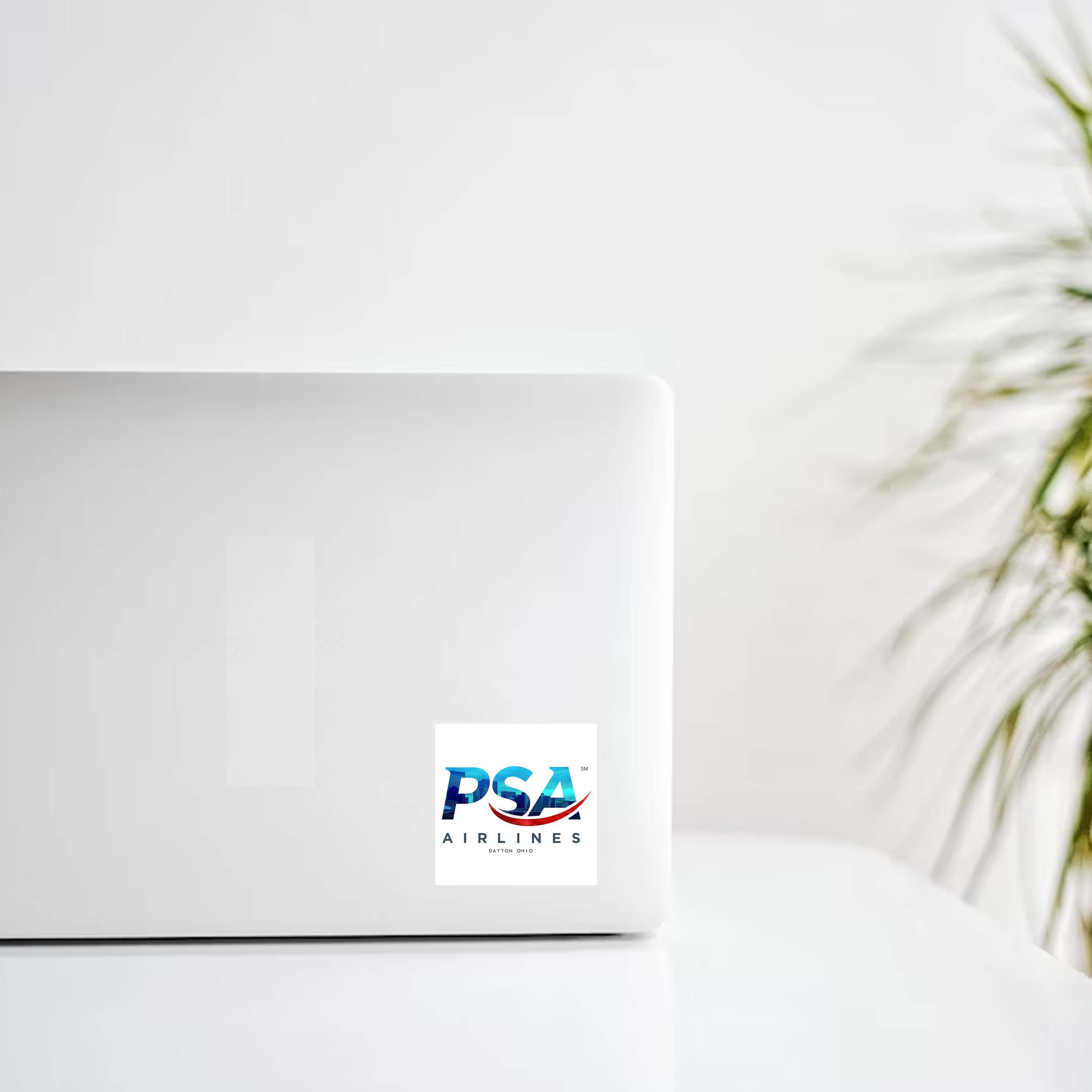 PSA Airlines City View Logo Decal Stickers