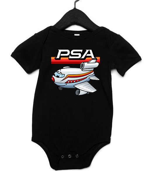 PSA Cartoon Plane Infant Onesie