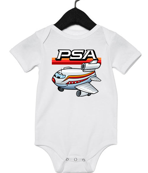 PSA Cartoon Plane Infant Onesie