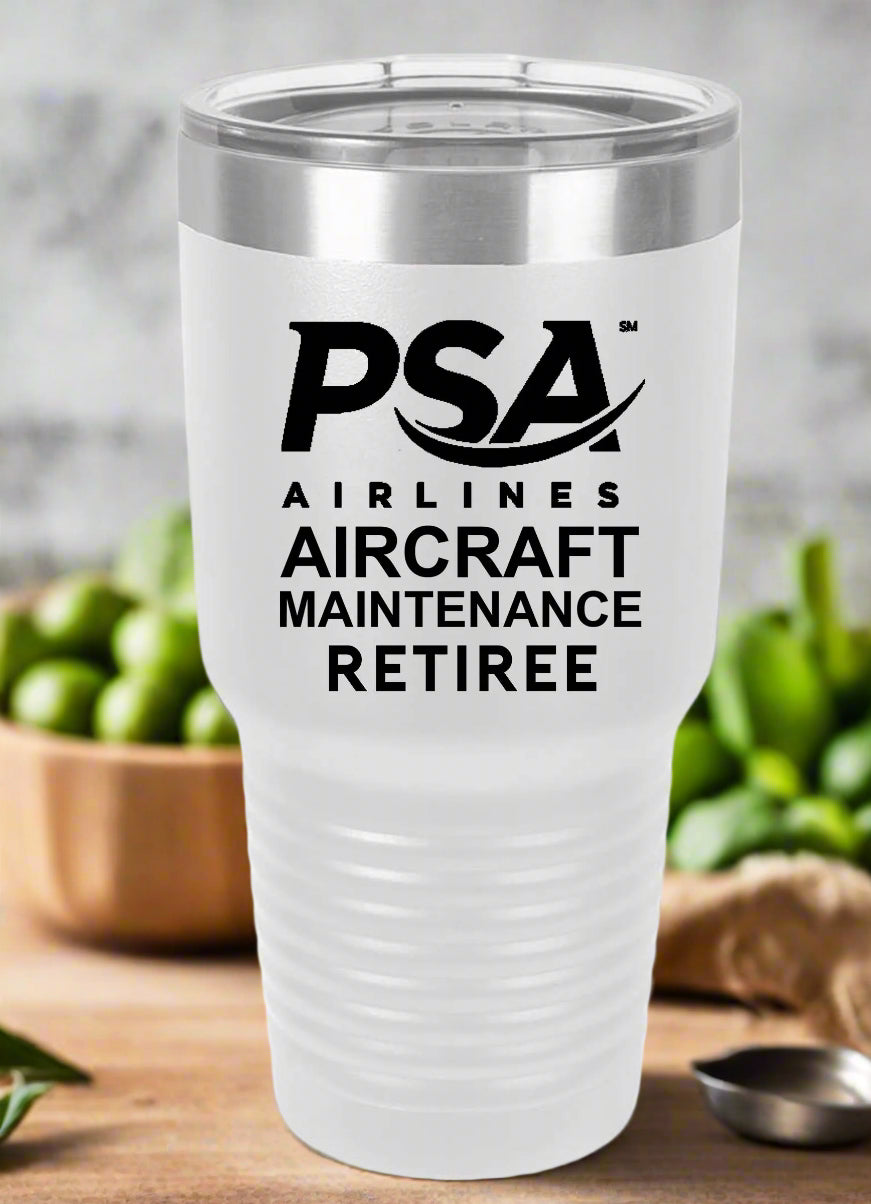 RETIREE PSA Aircraft Maintenance Tumbler