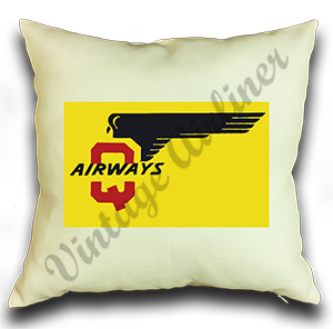 Q Airways Logo Linen Pillow Case Cover