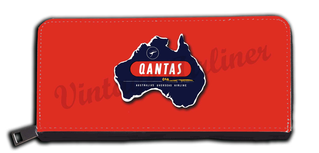 QANTAS Vintage Bag Sticker Wallet
