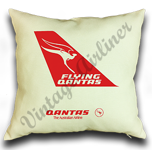 QANTAS Linen Pillow Case Cover