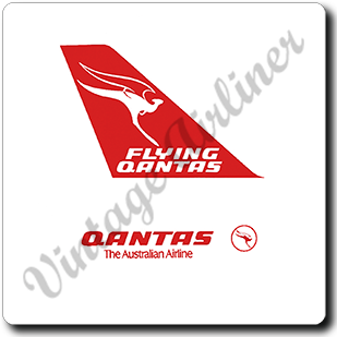 QANTAS Square Sandstone Coaster