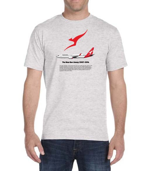 QANTAS - The New Roo Livery: 2007-2016  - T-Shirt
