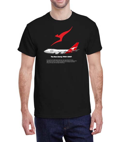 QANTAS - The Roo Livery: 1984-2007 - T-Shirt