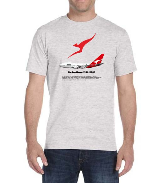 QANTAS - The Roo Livery: 1984-2007 - T-Shirt