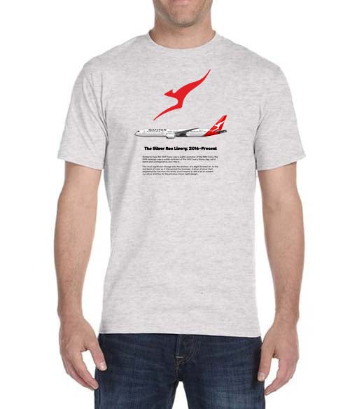 QANTAS - The Silver Roo Livery: 2016-Present - T-Shirt