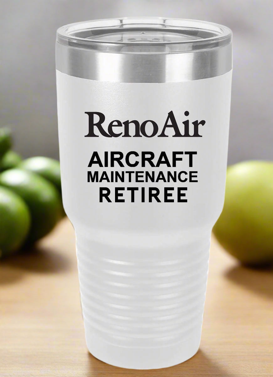 RETIREE Reno Air Aircraft Maintenance Tumbler