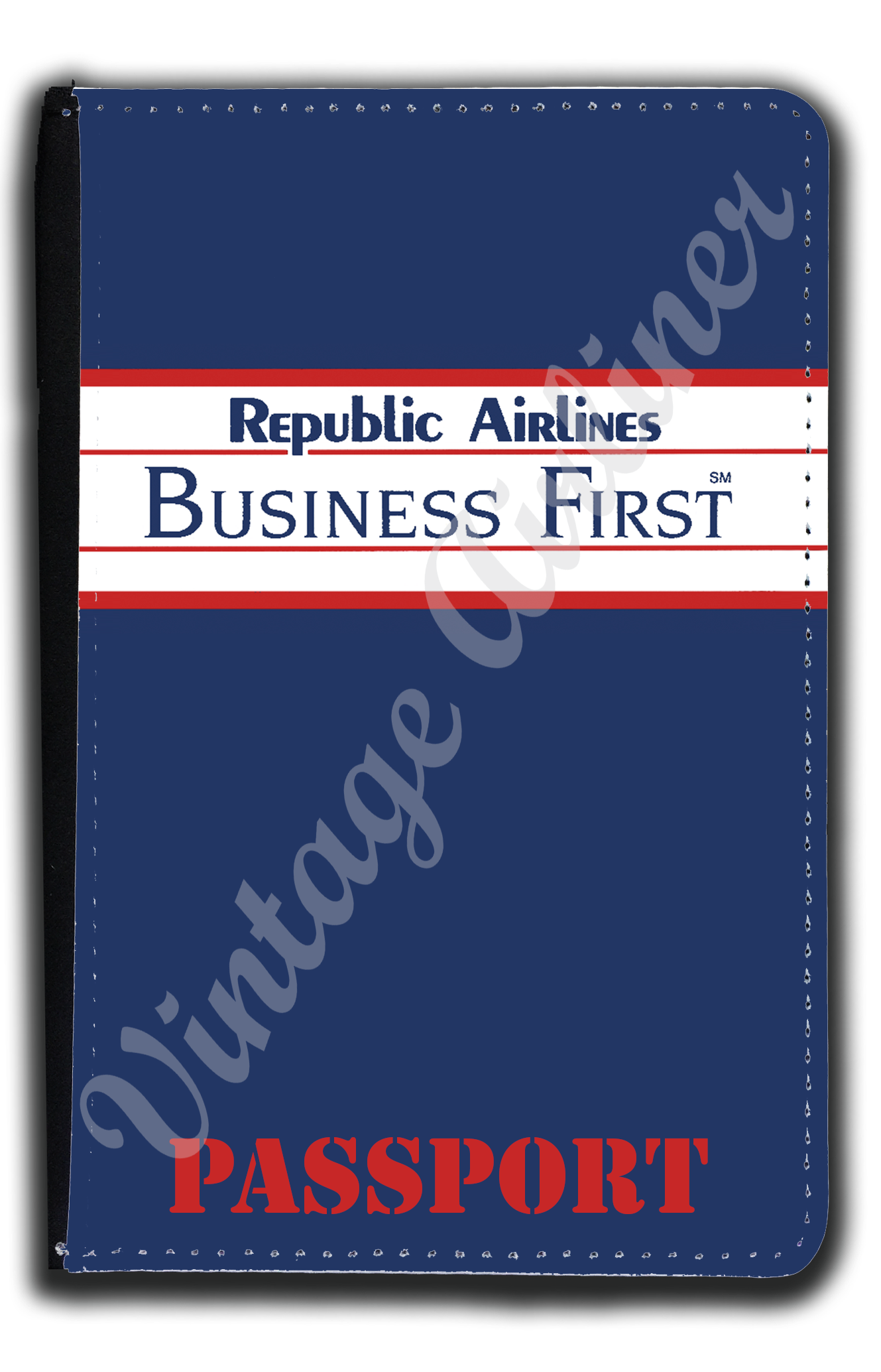 Republic Airlines Bag Sticker Passport Case