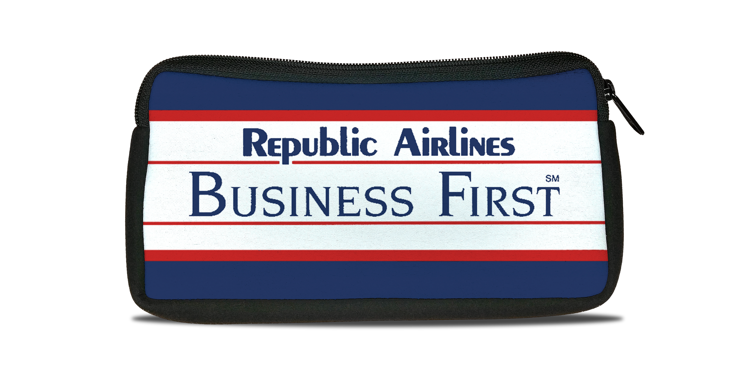 Republic Airlines Travel Poster Bag Sticker Travel Pouch
