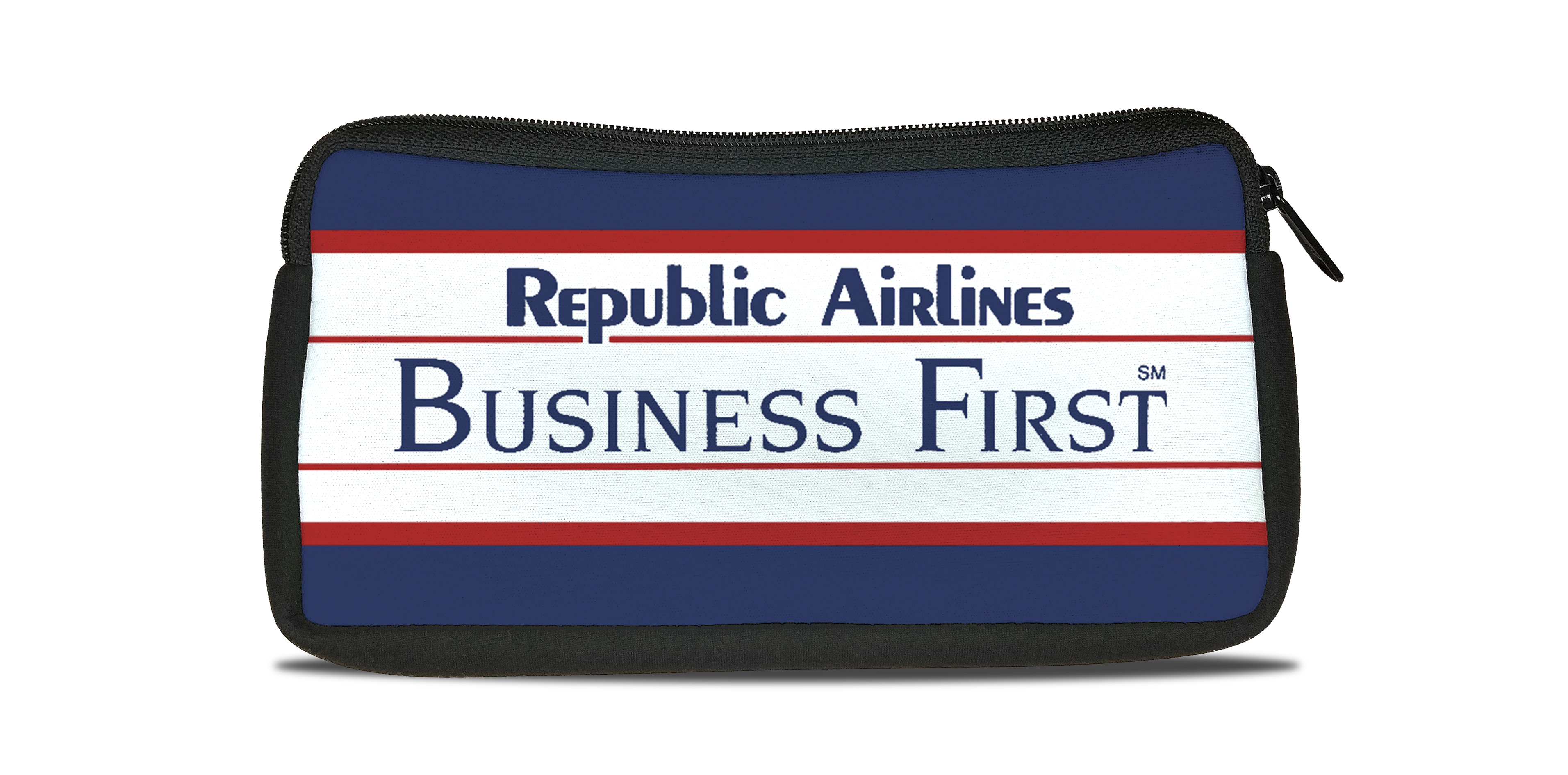 Republic Airlines Travel Poster Bag Sticker Travel Pouch