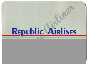 Republic Airlines Logo Glass Cutting Board