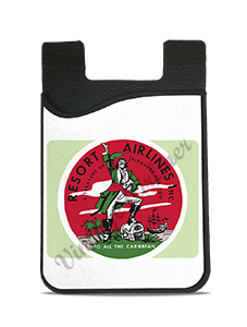 Resort Airlines 1960's Trading Card Card Caddy