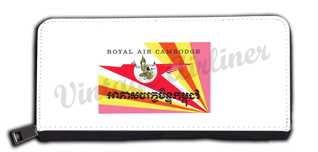 Royal Air Cambodge Vintage Bag Sticker Wallet