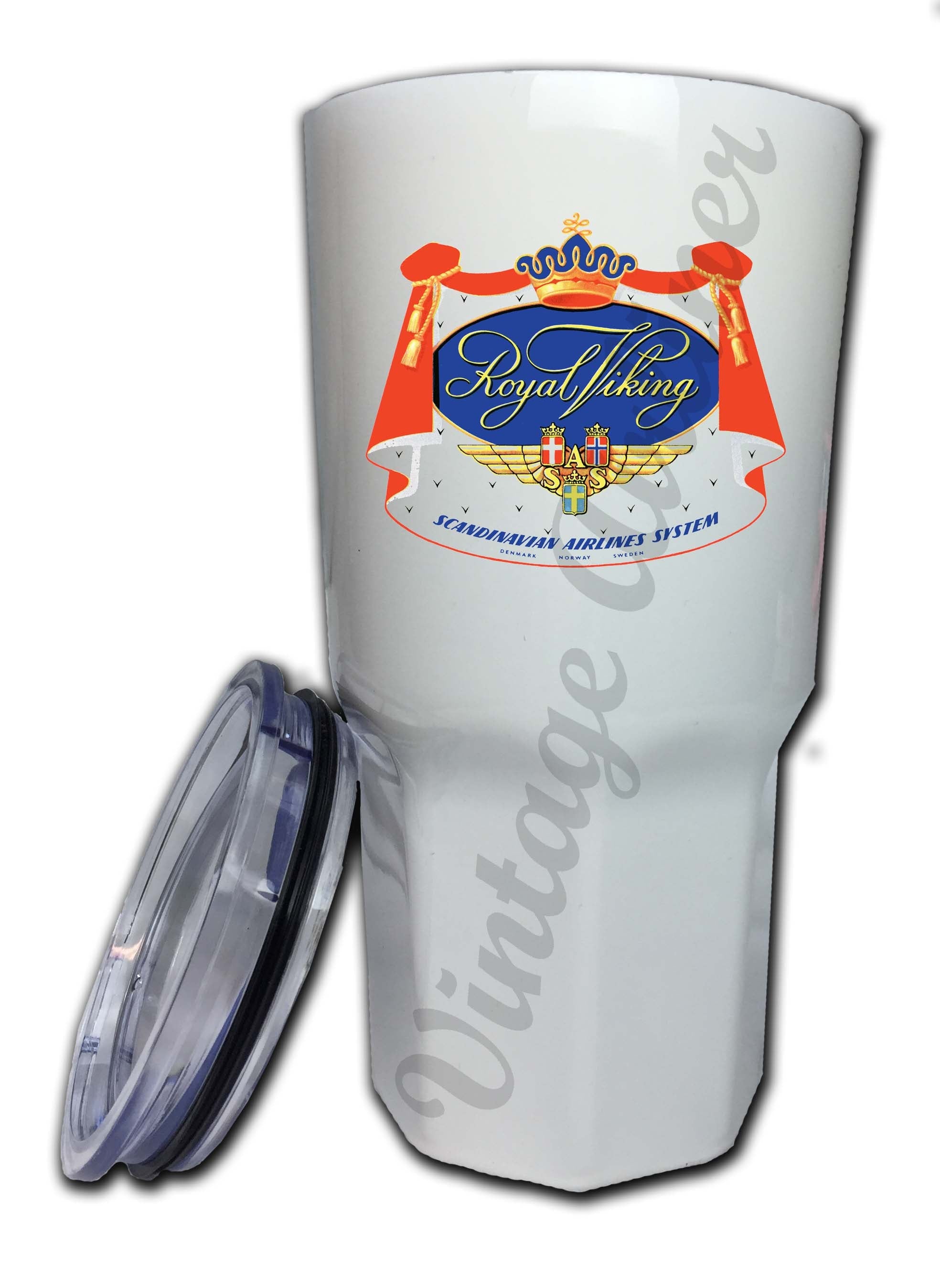 Scandinavian Airlines (SAS) Royal Viking Bag Sticker Tumbler