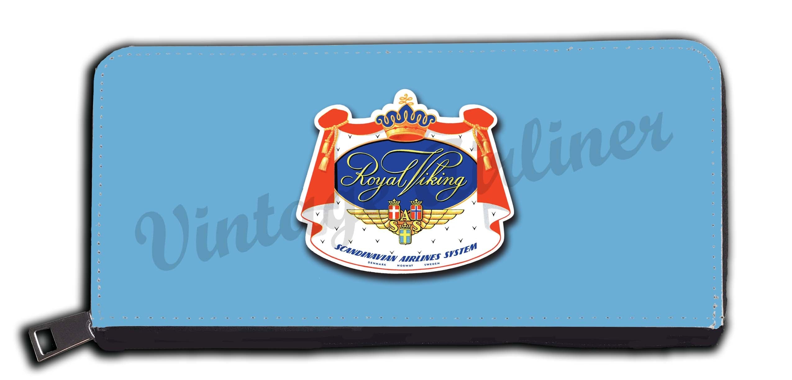 Scandinavian Airlines (SAS) Royal Viking Bag Sticker Wallet