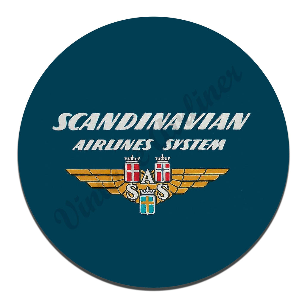 Scandinavian Airlines System Vintage Mousepad