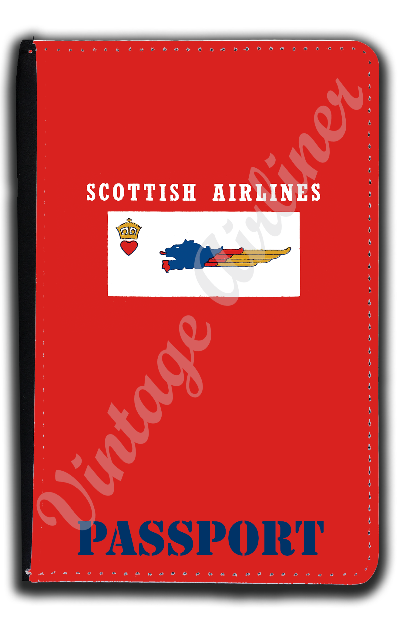 Scottish Airlines Logo Passport Case