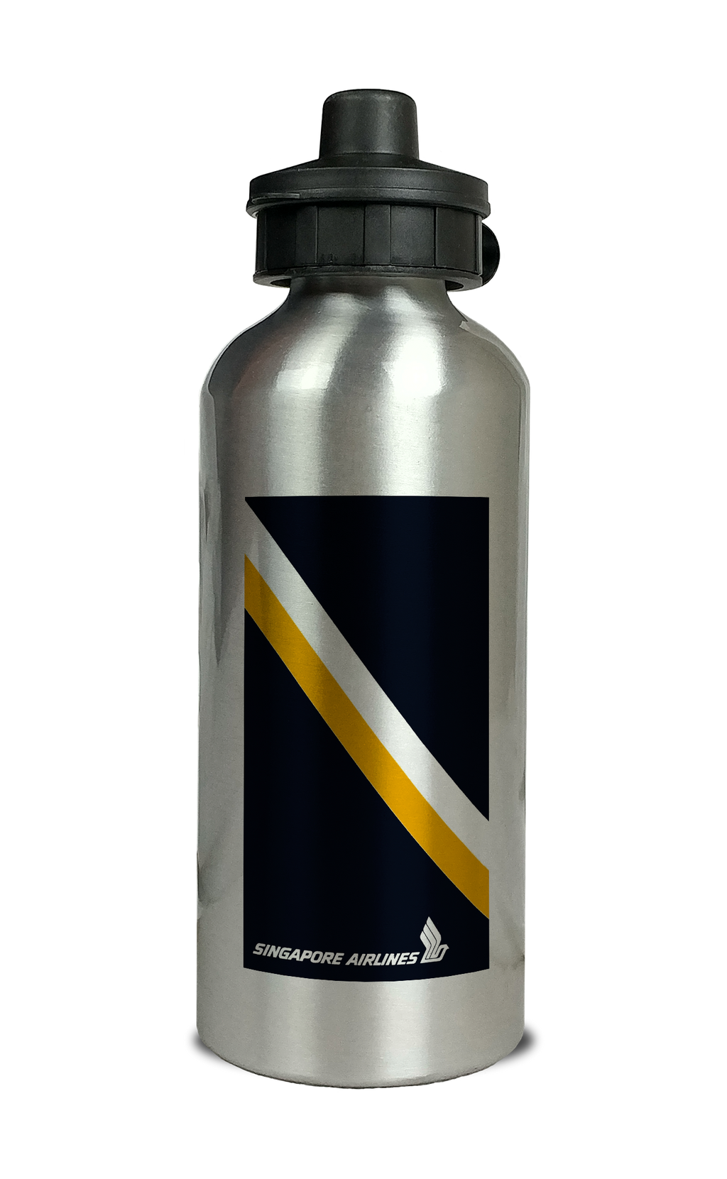 Singapore Airlines Timetable Cover Aluminum Water Bottle