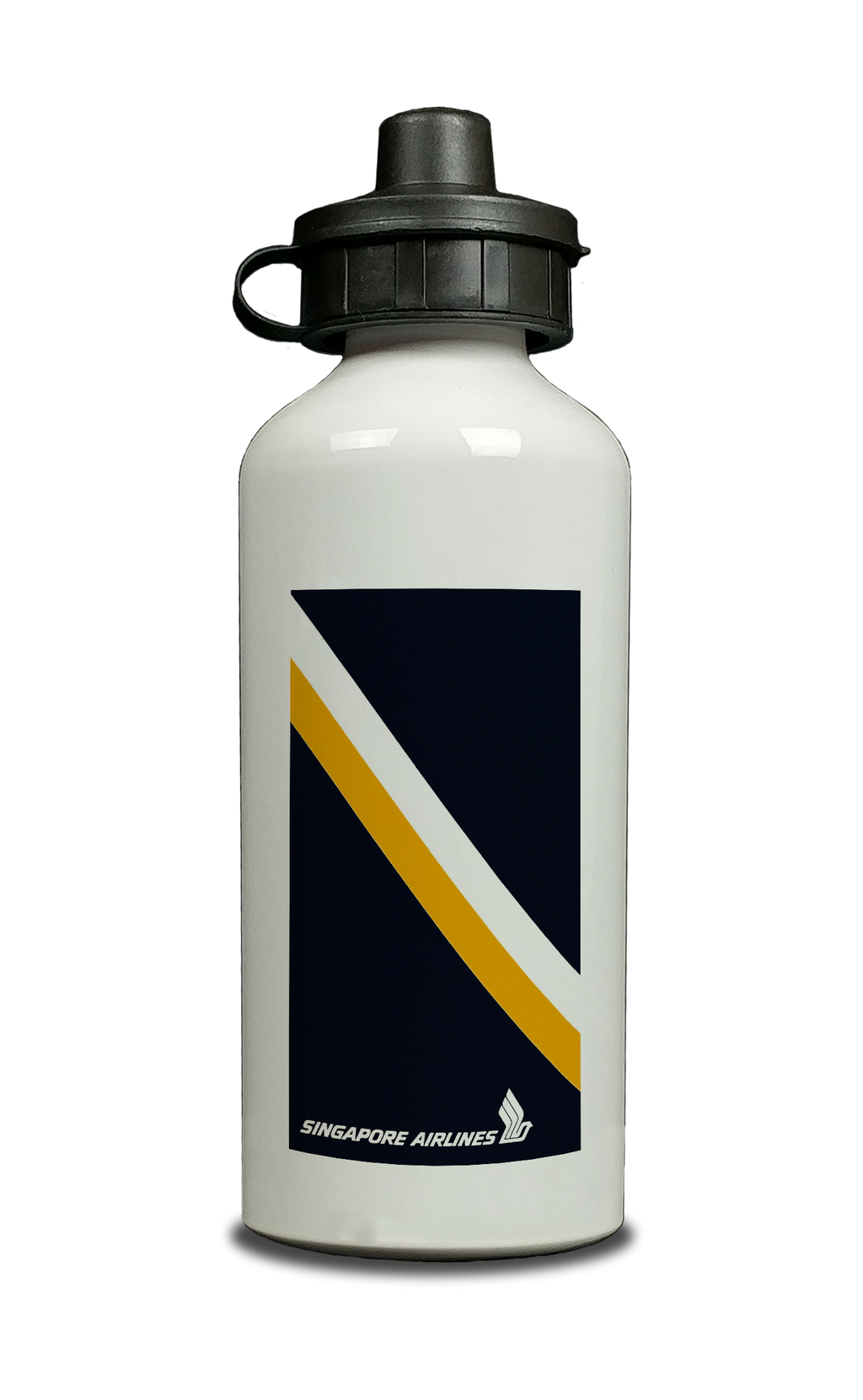Singapore Airlines Timetable Cover Aluminum Water Bottle