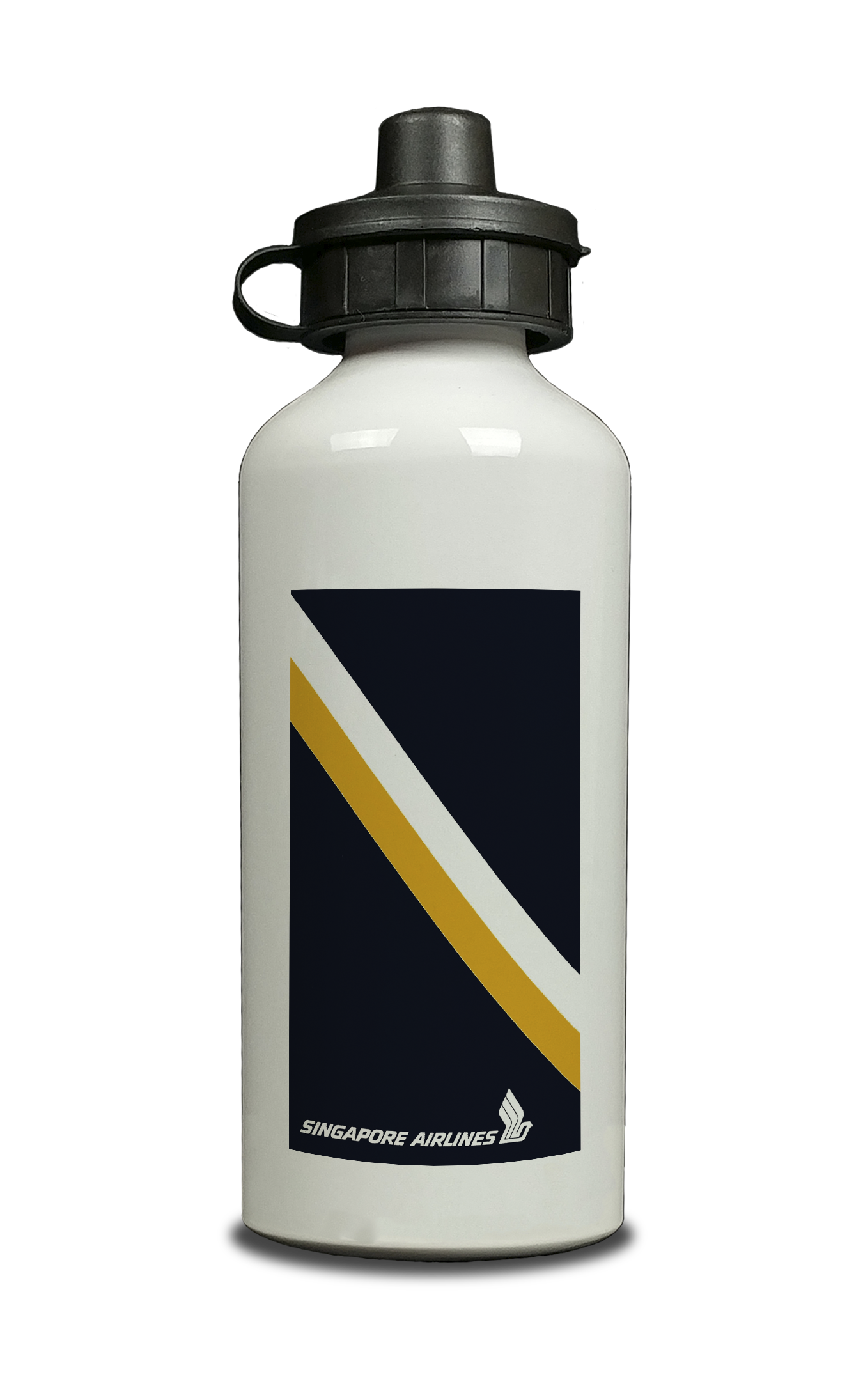 Singapore Airlines Timetable Cover Aluminum Water Bottle