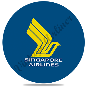 Singapore Airlines Logo Round Sandstone Coaster