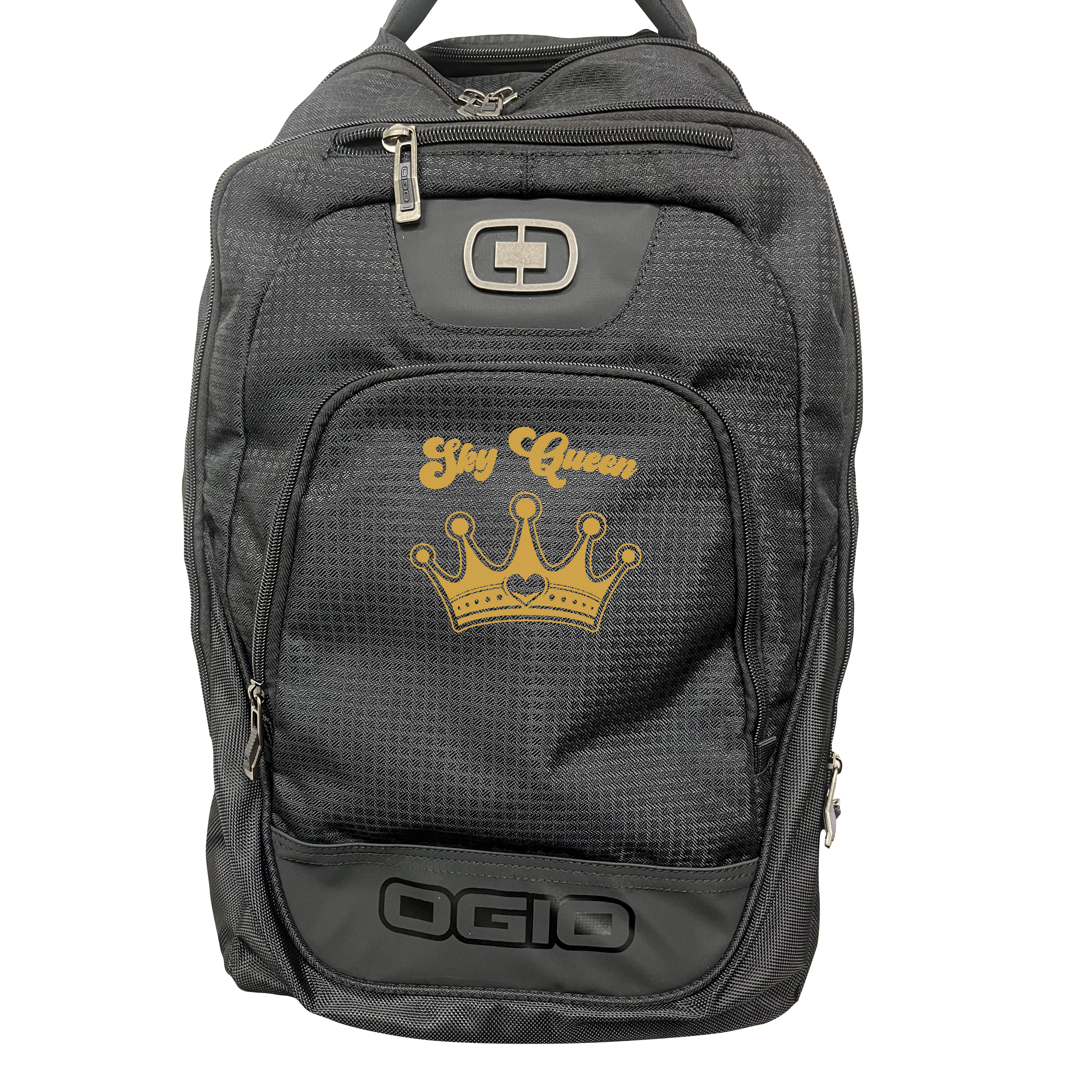 Sky Queen Embroidered Ogio Rolling Backpack