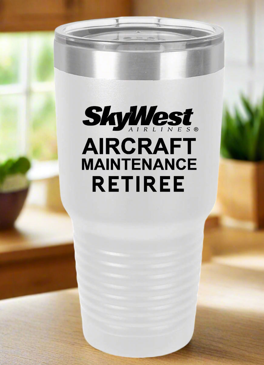 RETIREE Skywest Aircraft Maintenance Tumbler