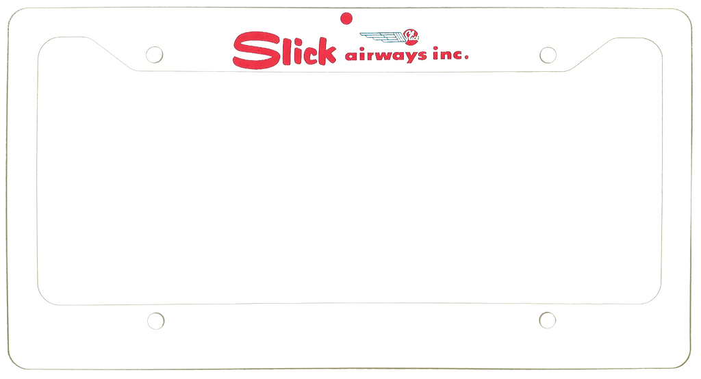 Slick Airways Inc- License Plate Frame