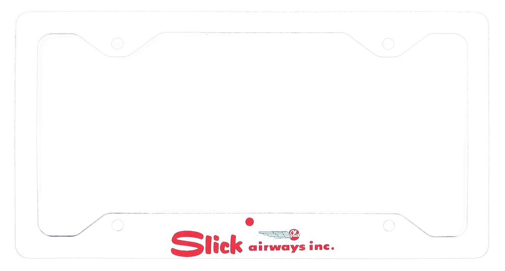 Slick Airways Inc- License Plate Frame