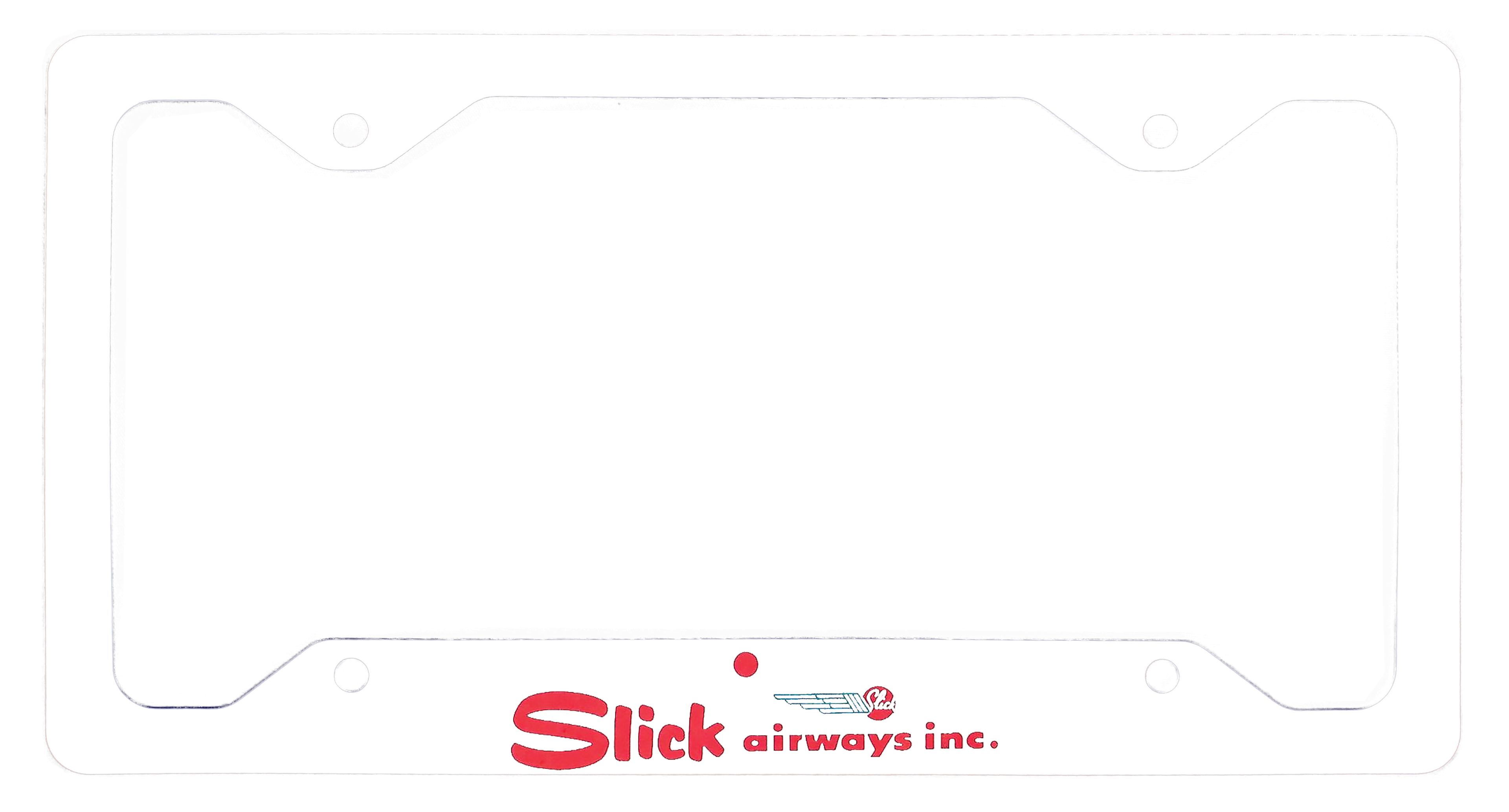 Slick Airways Inc- License Plate Frame