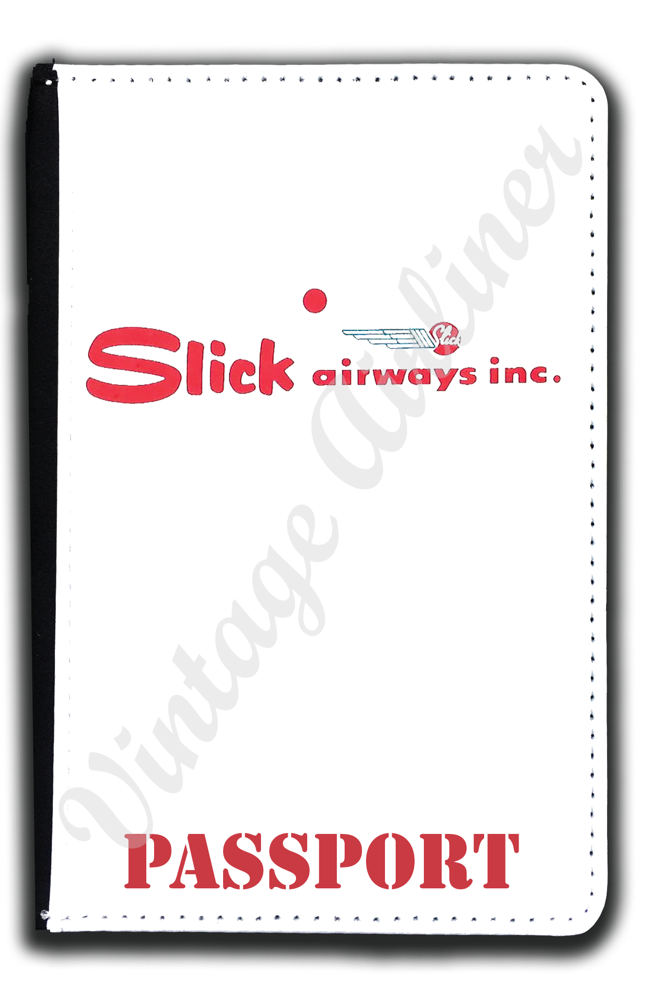 Slick Airways Logo Passport Case