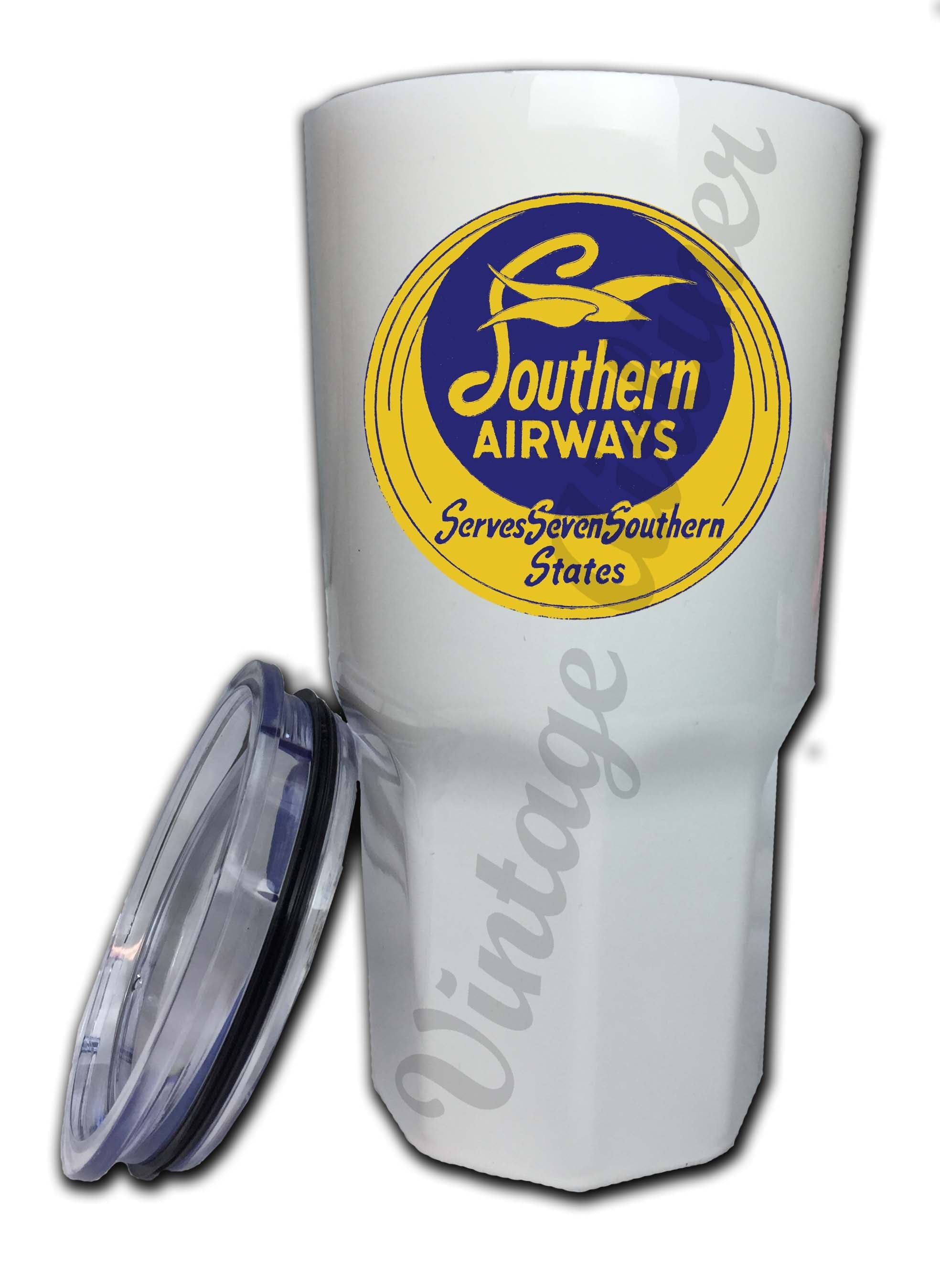 Southern Airways 1950's Vintage Bag Sticker  Tumbler