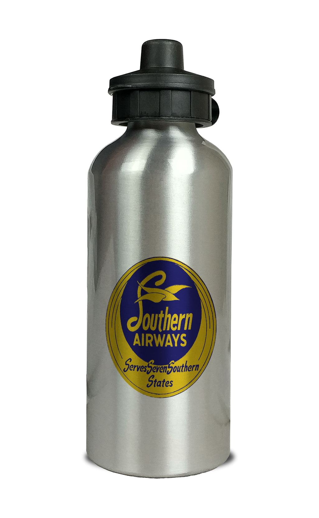Southern Airways Round Vintage Aluminum Water Bottle