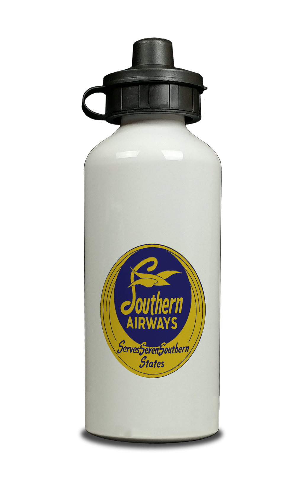 Southern Airways Round Vintage Aluminum Water Bottle