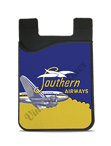 Southern Airways 1950's Vintage Bag Sticker Card Caddy
