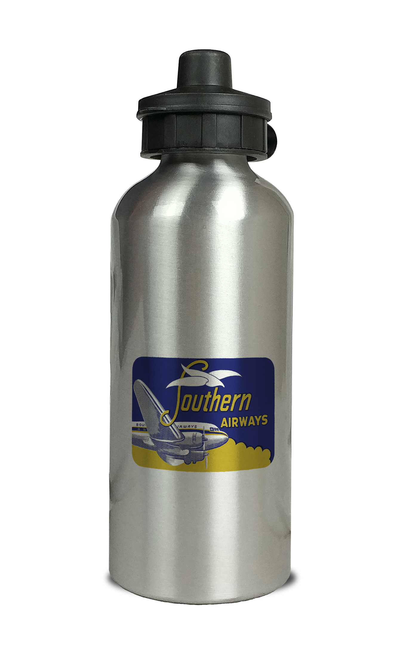 Southern Airways 1950's Vintage Aluminum Water Bottle