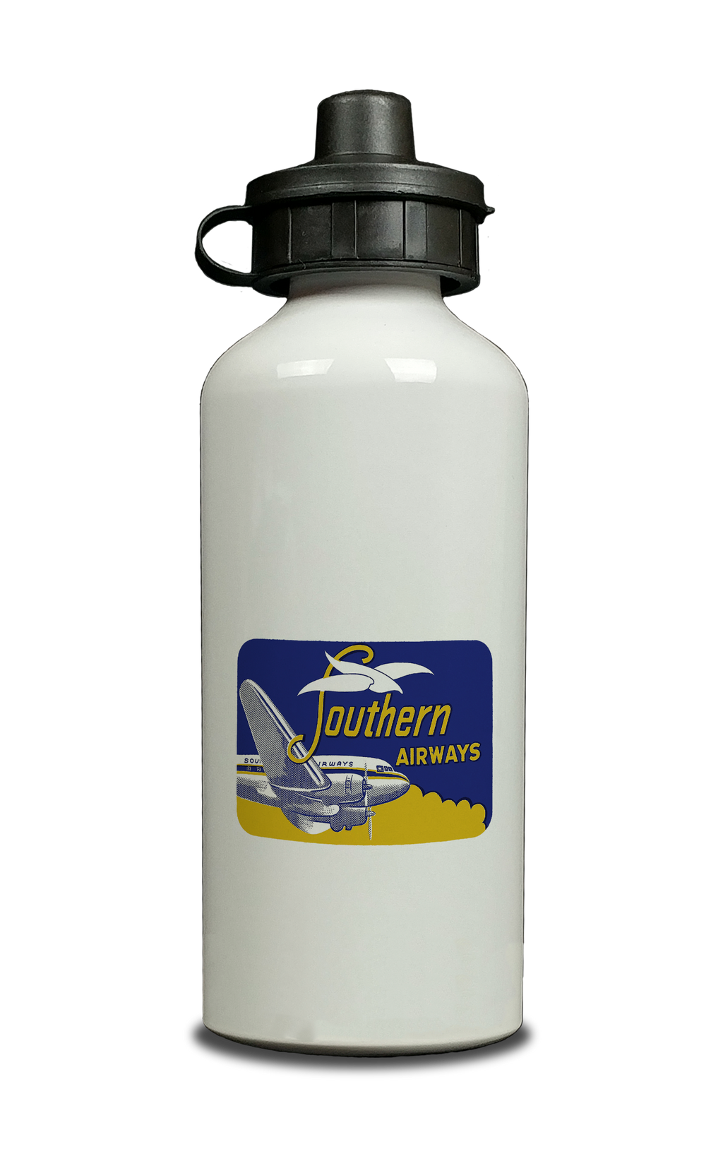 Southern Airways 1950's Vintage Aluminum Water Bottle