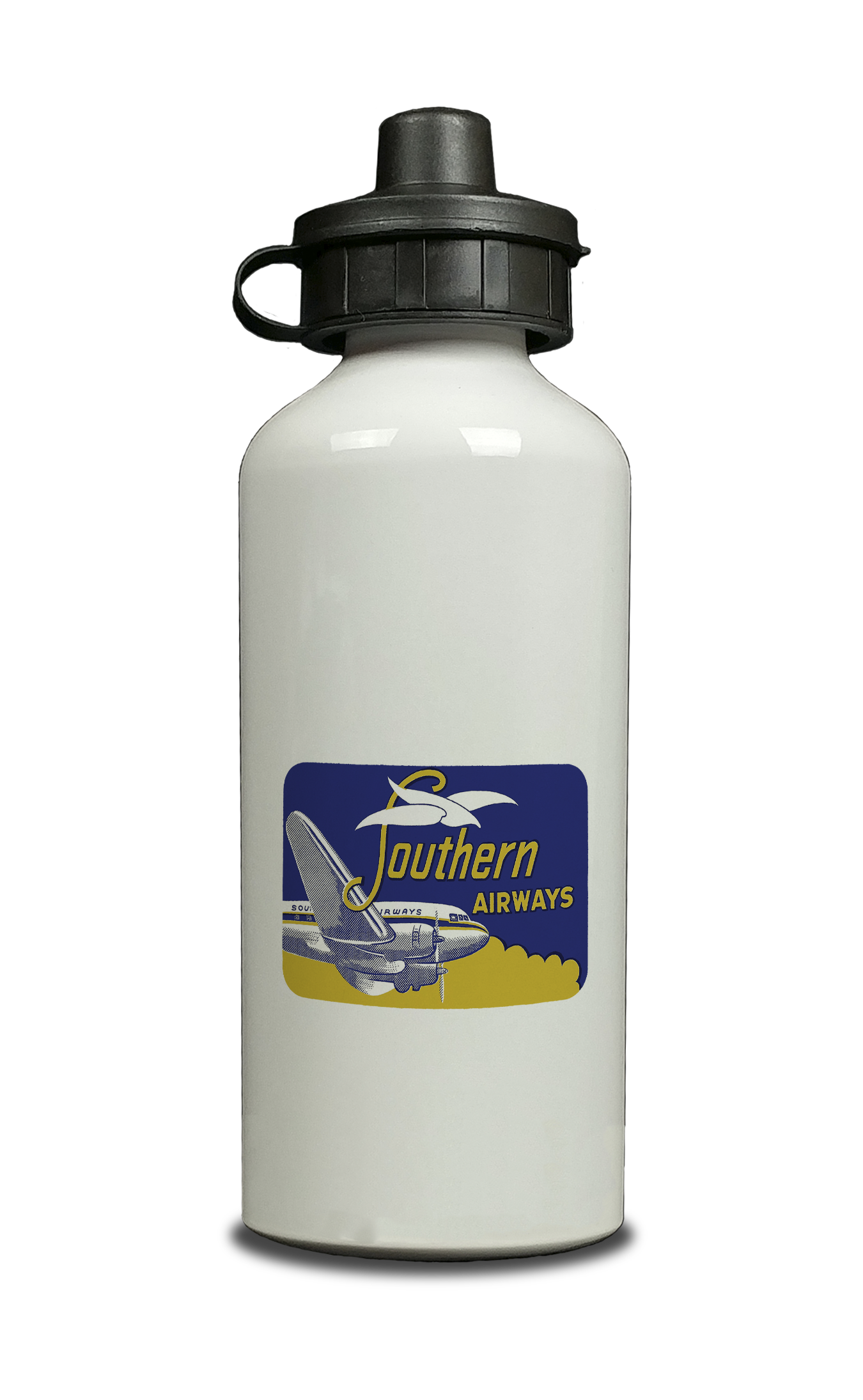 Southern Airways 1950's Vintage Aluminum Water Bottle
