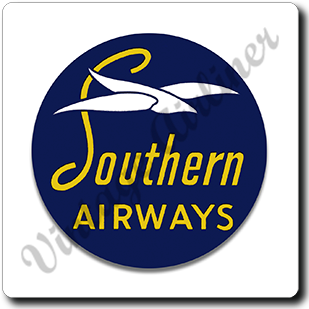 Southern Airways Original Logo Square Sandstone Coaster