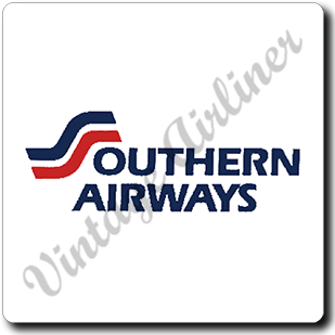 Southern Airways Logo Square Sandstone Coaster