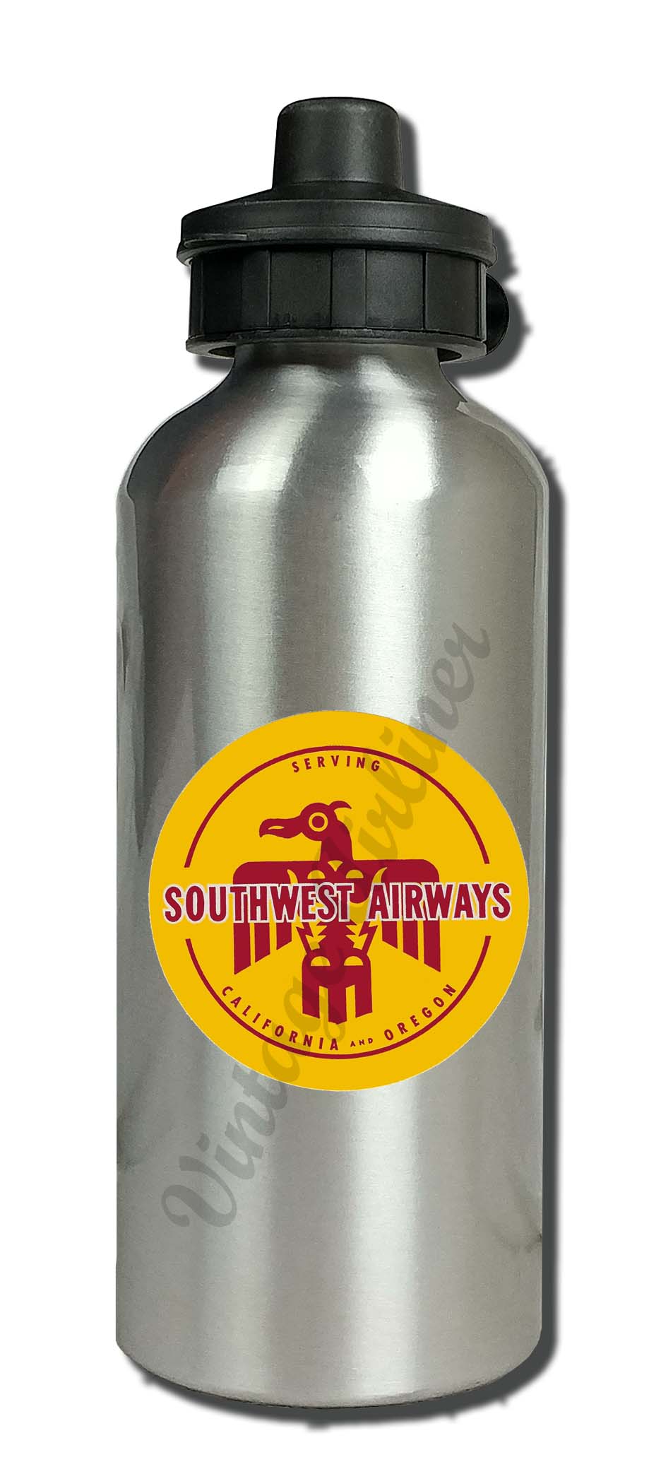 Southwest Airways Vintage Aluminum Water Bottle