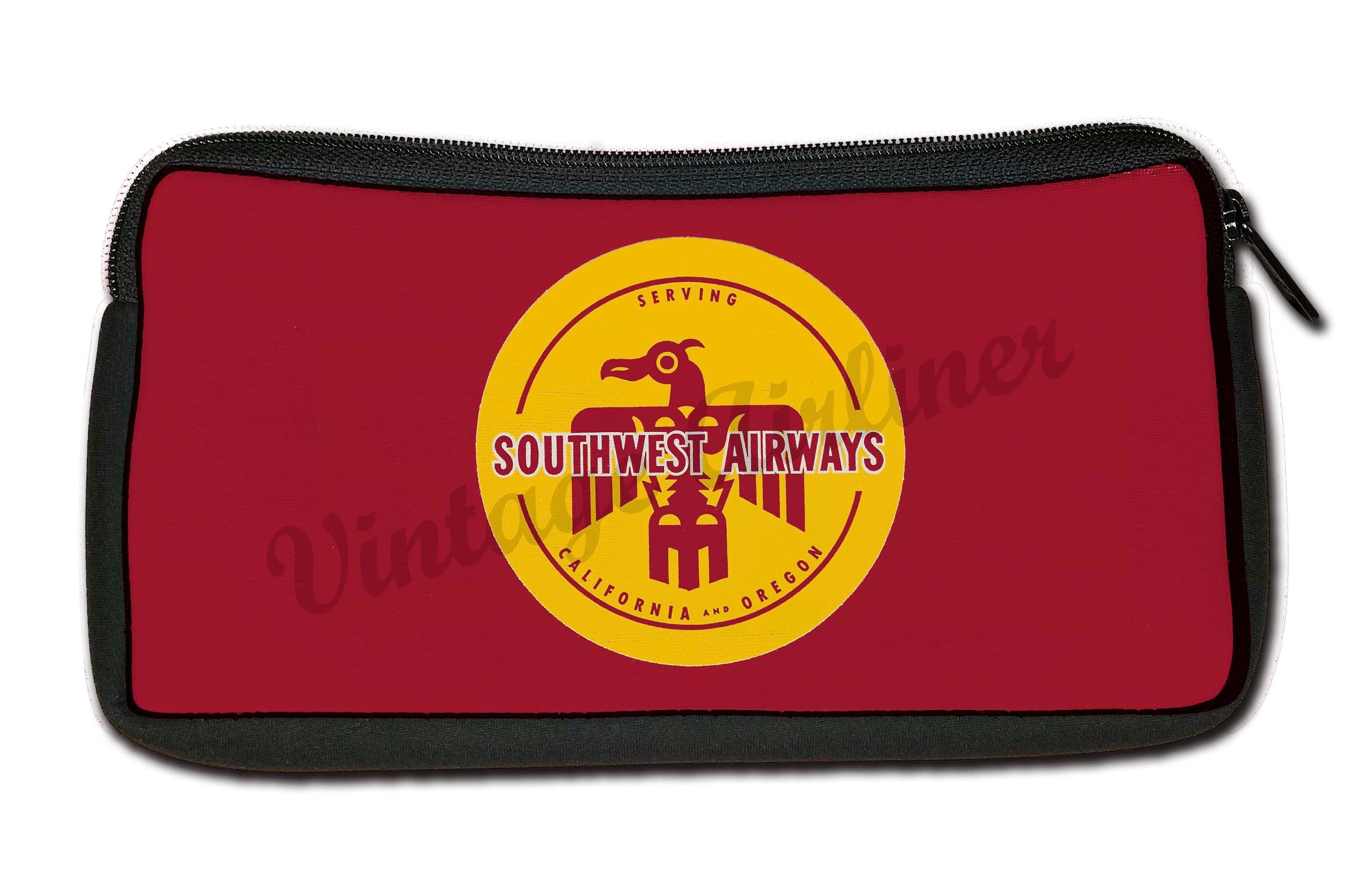 Southwest Airways Vintage Travel Pouch